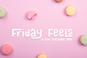 Friday Feels, a Sans Serif Font by Kristy Hatswell (Thumbnail 1 of 6)