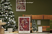 DREAMY | Christmas Frame Mockup Set, a Household Mockup by SoleilHomeMockups (Thumbnail 6 of 11)