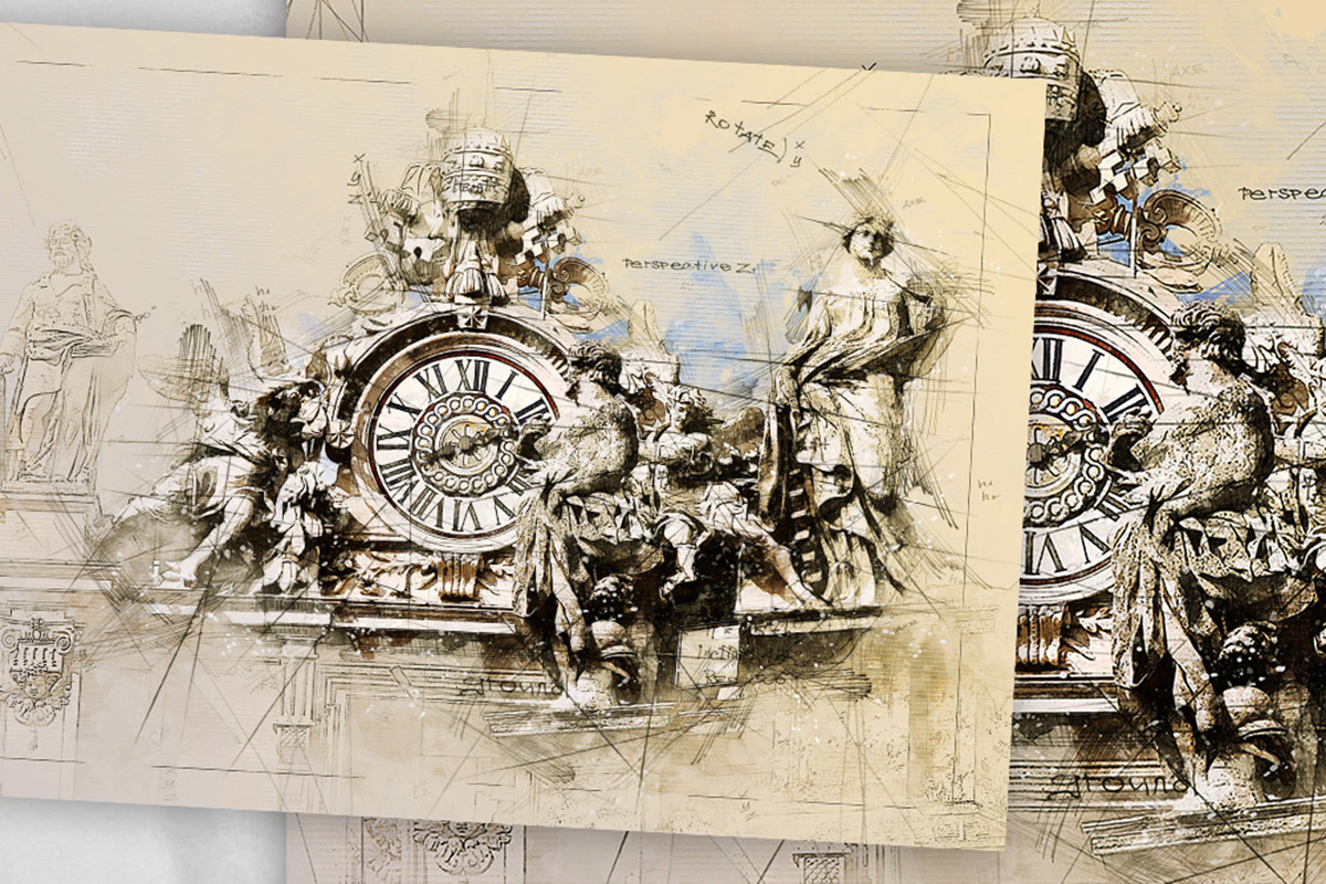 Arch Sketch Photoshop Action, an Action Add-On by GorynArt (Photo 19 of 24)