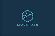 Mountain Logo template, a Branding & Logo Template by yopie (Thumbnail 1 of 3)