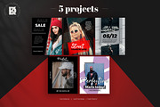 Trend Social Media Pack, a Social Media Template by Kahuna Design (Thumbnail 6 of 6)