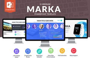 Marka , Business Powerpoint Template
