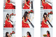 Girl in red near the piano 23 images, a Person Photo by Design Lab. (Thumbnail 3 of 4)