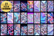 SOCIAL MEDIA PACK Holographic Chrome, a Social Media Template by Lorna London (Thumbnail 3 of 7)