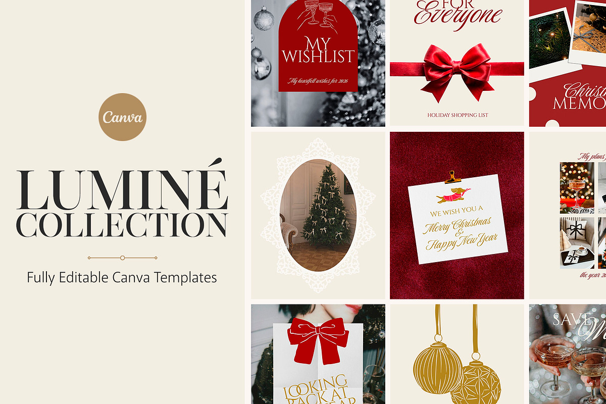 Luminé Collection - Canva, a Social Media Template by Deveze Art & Co (Photo 1 of 6)