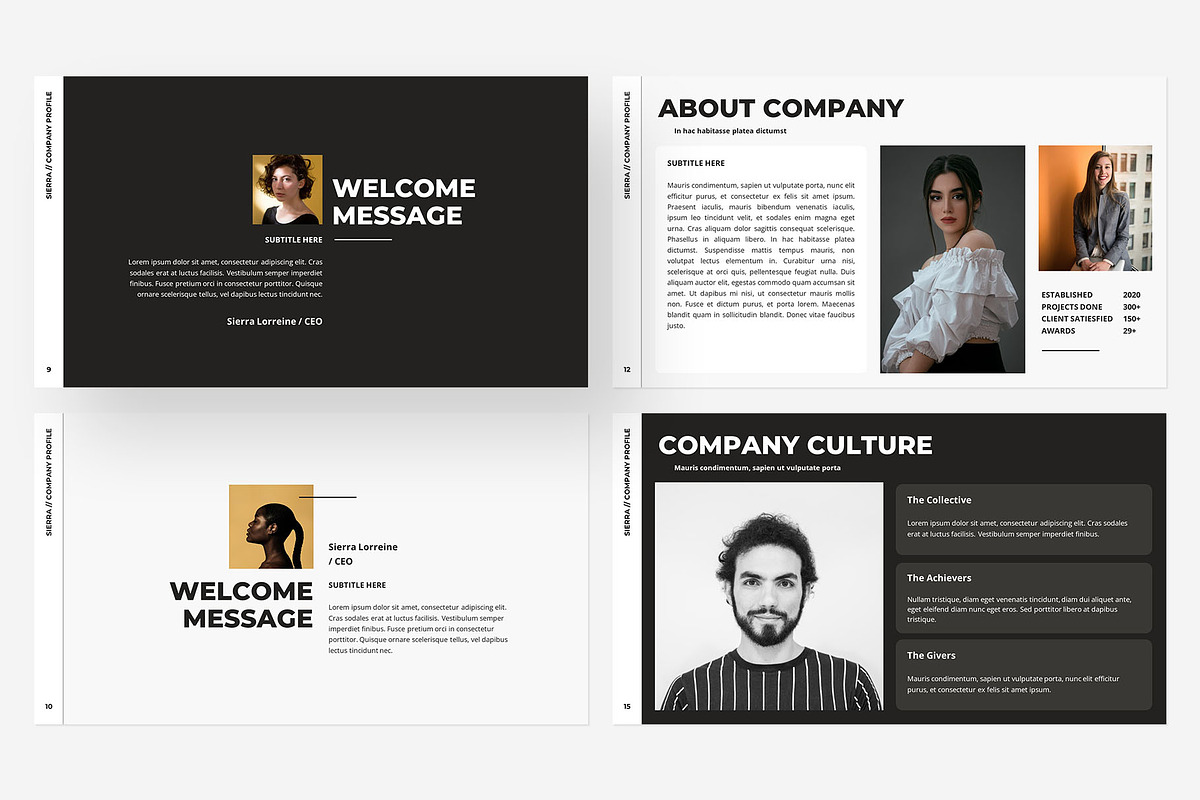 Company Profile Keynote Template, a Presentation Template by Gaize (Photo 4 of 10)