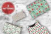 Red Berry Watercolor Clipart Set, a Decorative Illustration by Yashroom (Thumbnail 2 of 4)