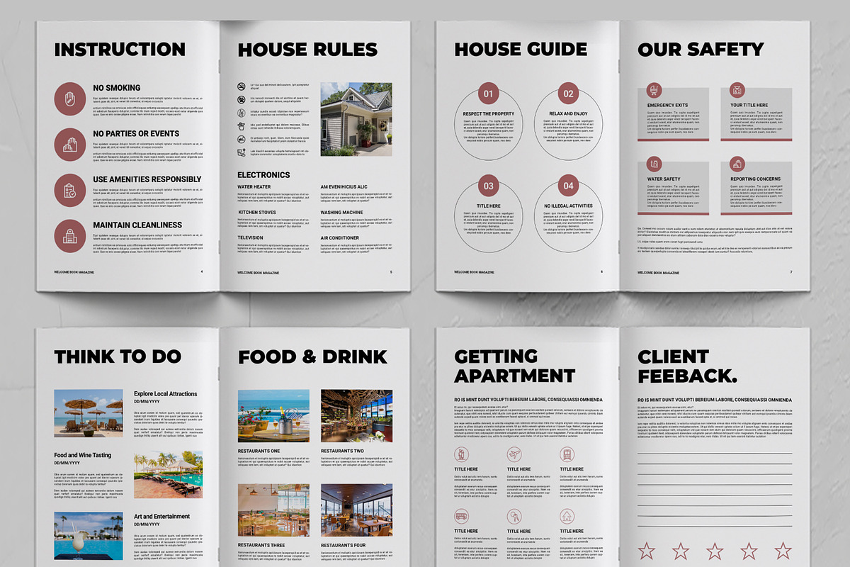 Welcome Book Template, a Brochure Template by ContestDesign (Photo 3 of 3)