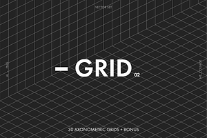 30 Vector Isometric Grids