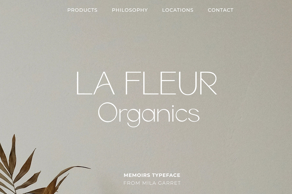 Memoirs Sans Modern Logo Font, a Sans Serif Font by Mila Garret (Photo 7 of 15)