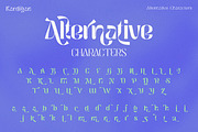 Kardigan - Retro Display Font, a Sans Serif Font by Ekahermawan (Thumbnail 12 of 14)