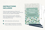 6 Seamless Pattern Templates (Vol 1), a Pattern Graphic by Fern & Quill (Thumbnail 9 of 12)
