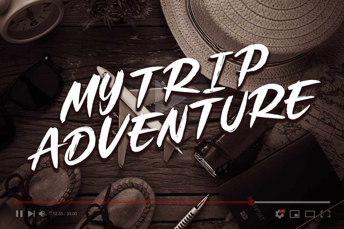 Mightora - Strong Brush Font, a Handwritten Font by Letterara (Photo 2 of 12)
