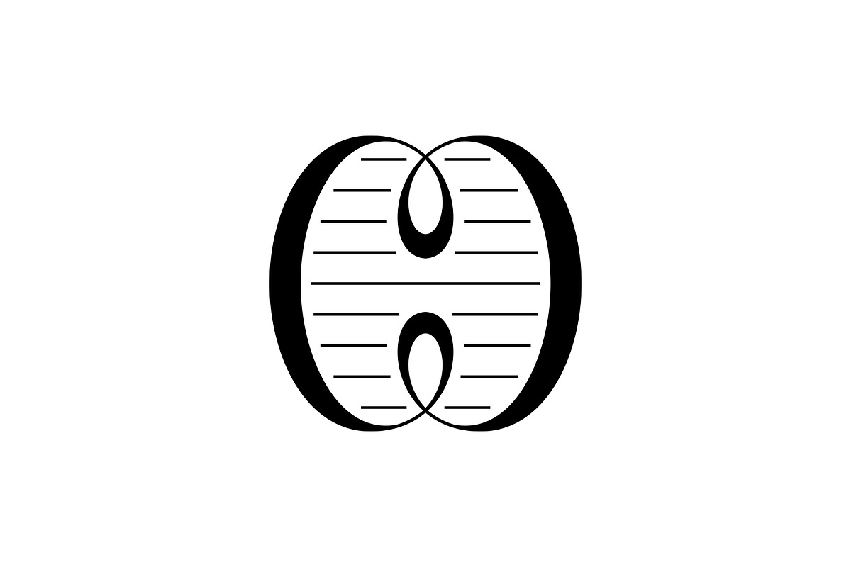 CC Letter Logo, a Design Template by Pure Design