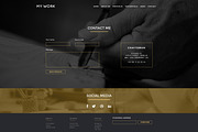 MyWork - PSD Website Template, a Landing Page Template by onetwoworks (Thumbnail 3 of 5)
