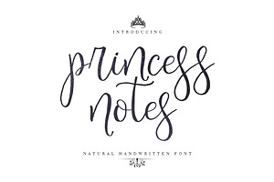 Pricess Notes, a Handwritten Font by Soft Creative