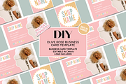 Pastel Business Card, a Business Card Template by SunshineStudioBoutique (Thumbnail 2 of 9)