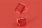 Ceramic Mugs Mockup, a Cups & Container Mockup by skybluecreative (Thumbnail 1 of 2)