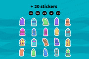 Condoms Multicolored Protection Art, an Object Illustration by Palau (Thumbnail 5 of 11)