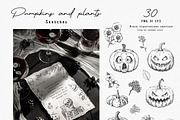 Halloween Party. Sketch Collection, a Seasonal Illustration by Polli Deeva (Thumbnail 7 of 13)