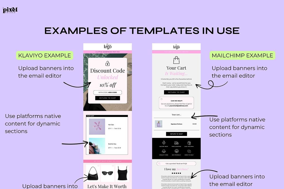 Canva Email Automation Templates, an Email Template by The Pixel Palace (Photo 7 of 8)