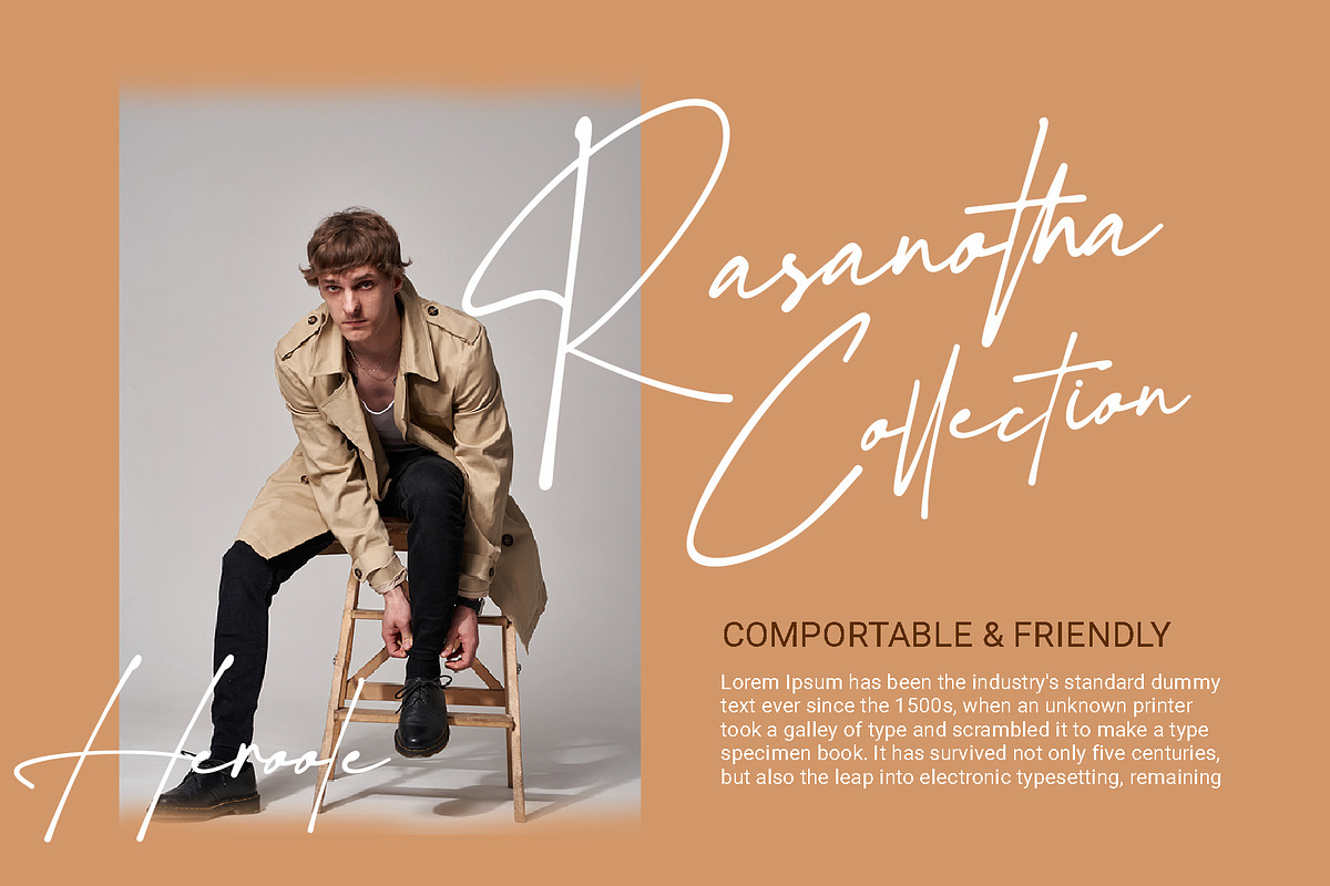 Sunset Beauty - Stylish Script Font, a Script Font by RHD Creative Studio (Photo 3 of 12)