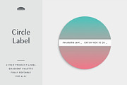 Round Label Templates, a Stationery Template by Viaduc (Thumbnail 1 of 2)