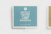 Two Horizontal Postage Stamp, an Advertising Mockup by Custom Scene (Thumbnail 9 of 11)