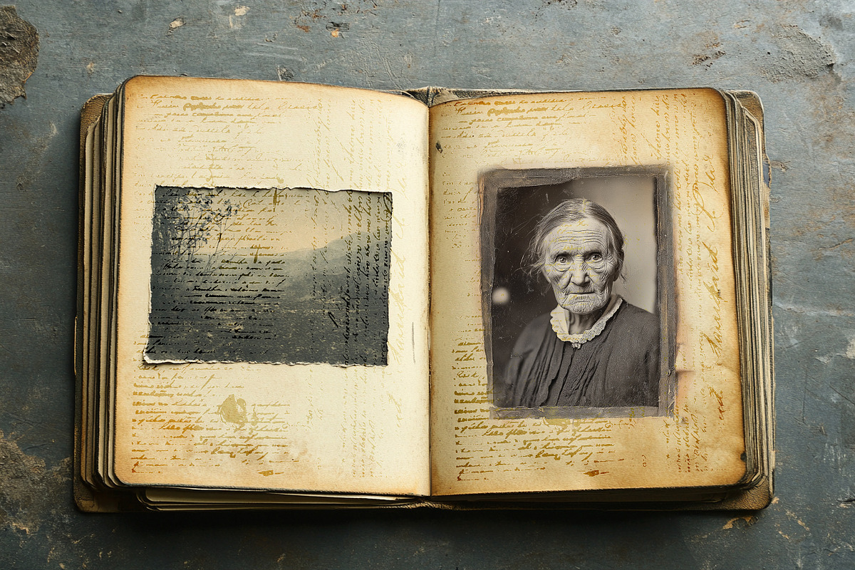 Antique Aura: Vintage Photo Frames, a Person Illustration by NiiiNArt (Photo 8 of 9)