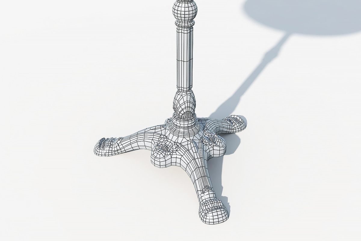 Round bistro table, a Furniture 3D Model by happy brush (Photo 9 of 12)