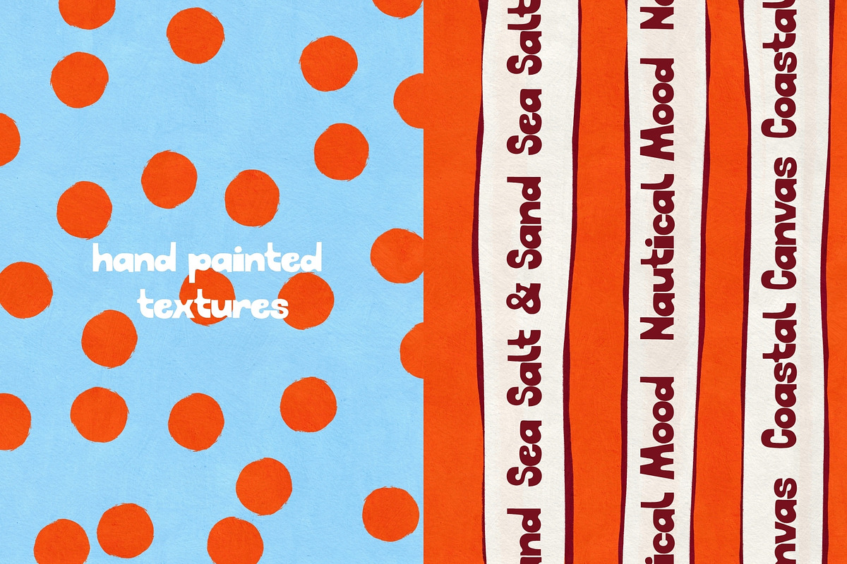 50 Coastal Handdrawn Backgrounds, a Background Graphic by PaperJamLab (Photo 15 of 17)
