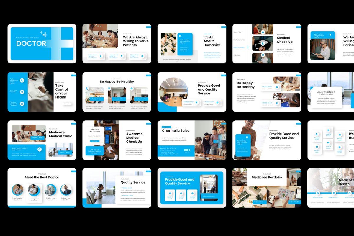 Doc - Medical Presentation Template preview 2