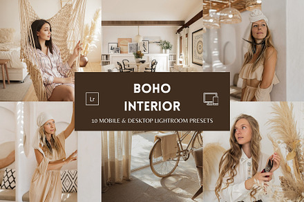 Boho Interior Lightroom Pressets