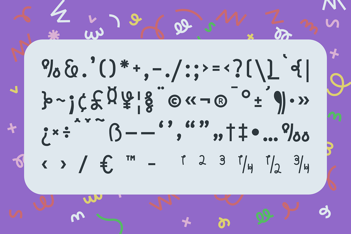 Oui Rullin a quirky display font, a Sans Serif Font by Oui Studio (Photo 9 of 10)