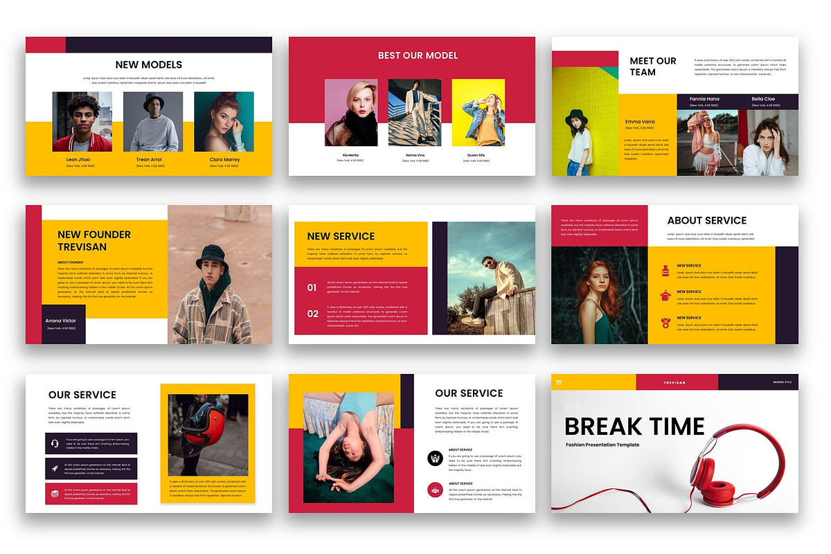 Trevisan – Fashion Keynote Template, a Presentation Template by kreatifreya (Photo 4 of 5)