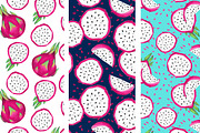 Seamless pattern Dragon Fruit, a Pattern Graphic by Sweet_print (Thumbnail 3 of 3)