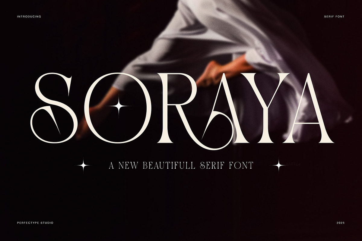 Soraya Elegant Display Serif Font, a Serif Font by Perfectype (Photo 1 of 8)