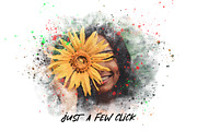 Watercolor Painting Photo Effect, a Layer Style Add-On by WudelMbois Studio (Thumbnail 2 of 3)