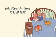 Let's Stay Home, a Handwritten Font by Sofia Skoog (Thumbnail 9 of 14)