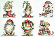 Whimsical Christmas Fluffy Gnome PNG, an Illustration by Creative Art (Thumbnail 5 of 11)