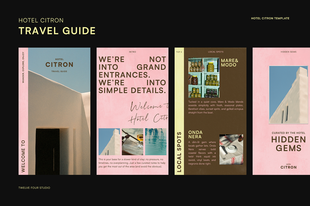 Editable Travel Guide PDF for Boutique Stays & Hosts preview 4