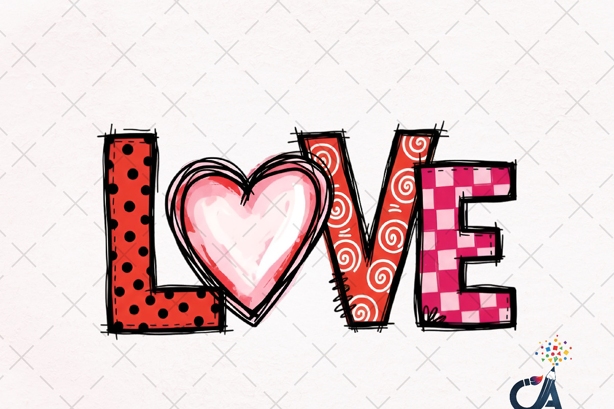 Valentine Love Heart Png, an Illustration by Creative Art (Photo 1 of 6)