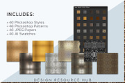 Metallic Glitter PS Layer Styles, a Layer Style Add-On by Design Resource Hub (Thumbnail 4 of 5)