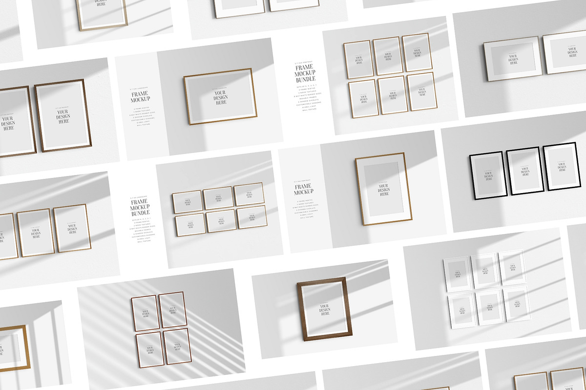 5:7 | 7:5 | A4 Frame Mockup Bundle, a Mockup by DESIGN BY nube (Photo 2 of 10)