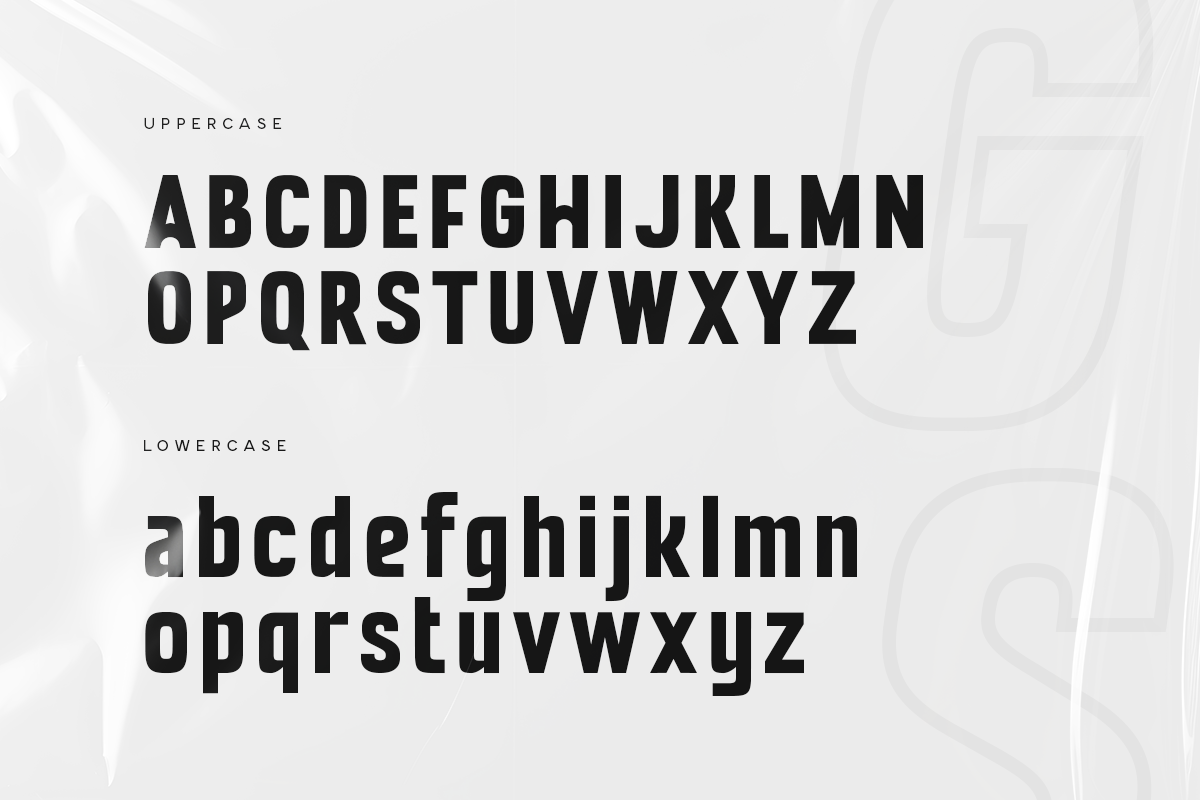 KOBA - Modern Brutalism Logo Font, a Sans Serif Font by Hamz Studio (Photo 2 of 12)