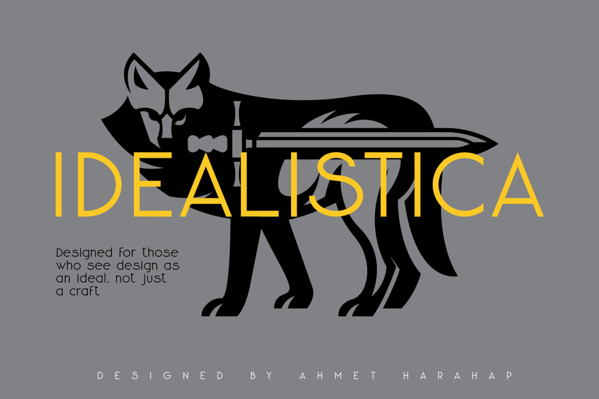 Idealistica Geometric Sans Serif, a Sans Serif Font by ashenterprise (Photo 8 of 8)