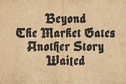 Eldrake Blackletter Font, a Blackletter Font by Letterhend Studio (Thumbnail 2 of 11)