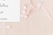 Wedding invitation mockup - psd/png, a Print Template by L'Aura Studio (Thumbnail 3 of 3)
