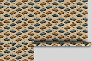 Mid-Century Retro Vehicles Patterns, a Pattern Graphic by one-touch (Thumbnail 12 of 17)