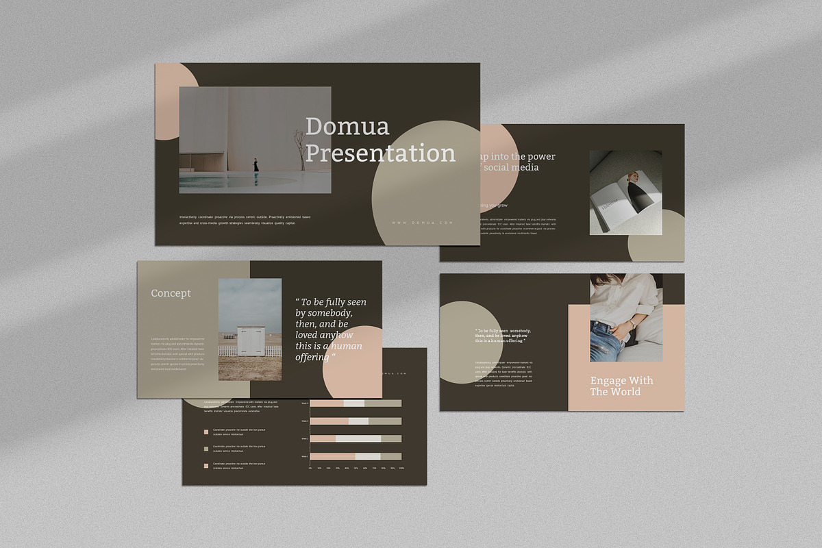 Domua : Talent Agency Google Slides, a Presentation Template by Punkl Camp (Photo 1 of 9)